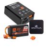 Spektrum - Smart Powerstage Surface Bundle: 810mAh 2S 50C LiPo Battery (IC2) / S100 Charger / 65W Power Supply / Adapter