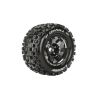 Louise ST-Uphill MFT banden op zwart/chrome velgen voor 1/8 ST - 1/2 offset