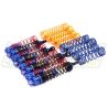 Integy XSR2 HeavyDuty Piggyback Shock Set w/ Ti-Nitride Shaft, Blauw - Traxxas Slash/Rustler/Stampede