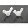 Vleugelmoer, M4, Nylon (2st)