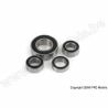 Kogellager Ceramisch met Rubber dichting, 5X13X4C - 695-2RS/C, (2 st)