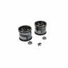 420S Force Wheel w/Cap, Black Chrome (2)  (LOS44000)