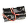 Battery holder, 4-cell (no on/off switch) (for jato and others that use a male futaba style connector)