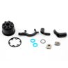 Carrier, differential (heavy duty)/ differential fork/ linkage arms (front & rear)/x-ring gaskets (2)/ ring gear gasket/ bushings (2)/ 6.5x10x0.5 tw