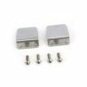 Trim tab (2)/ 4x12mm bcs (stainless) (4)
