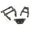 Wheelie bar mounts/ rear skidplate (black)