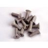 Screws, 4x12mm countersunk machine (aluminum) (12)