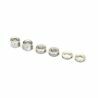 Aluminum spacers: 3x6x1.5mm (2)/ 3x6x2.5mm (1)/ 3x6x3.8mm (2)