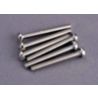 Screws, 3x25mm roundhead machine (6)