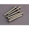 Screws, 3x25mm countersunk self-tapping (6)