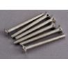 Screws, 3x30mm countersunk machine (6)