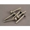 Screws, 3x18mm washerhead self-tapping (6)