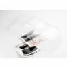 Body, E-Maxx (long wheelbase) (clear, requires painting)/ window, lights decal sheet