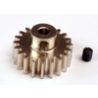 Traxxas 21-t pinion (32-p) (mach. steel)/ set screw
