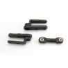 Servo horns, steering (2)/ steering link (3x12mm threaded rod (1)/ rod ends (2)/ hollow balls (2)