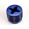 Cooling head, pro (mach. alum.) (blue-anodized)