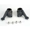 Steering blocks/ axle housings (l&r) w/ metal inserts(3x4.5x5.5mm) (2)