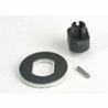 Disc, brake/ hub, adapter/ 2mm pin (TRX-4884)