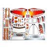 Decal sheet, jaws t-maxx