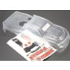 Body, T-Maxx (long wheelbase) (clear, requires painting)/ window, lights decal sheet