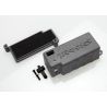 Box, battery (grey)/ adhesive foam chassis pad/charge jack plug (rubber)