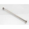 Driveshaft, steel constant-velocity (shaft only, 112mm)/ drive cup pin (1) (fits rear center shaft on 3905 E-Maxx)
