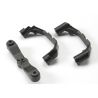 Mount, steering arm/ steering stops (2) (lower hinge pin retainer)