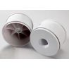 Wheels, dished 3.8" (white) (2) (use with 17mm splined wheel hubs and wheel nuts, part #5353x)
