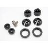 Caps and spring retainers, gtr shock (upper cap (2)/ hollow balls (2)/ bottom cap (2)/ upper retainer (2)/ lower retainer (2))