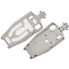 Chassis, 7075-t6 aluminum (3mm) (titanium-anodized) (machined, lighter than stock)/ adhesive foam pad (1)