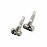 Steering blocks, titanium-anodized 6061-t6 aluminum (left & right) (for use with 25 and 30-degree caster blocks)