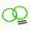 Sidewall protector, beadlock style (green) (2)/ 2.5x8mm CS (24)