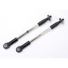 Turnbuckles, toe links, 72mm (2) (assembled with rod ends and hollow balls)