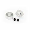 Aluminum hex wheel hubs (2)/ 5x6 gs (2)