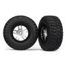 Tire & wheel assy, glued (s1 compound) (sct ss, satin w/ black beadlock wheel, bfgoodrich)