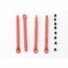 Push rod (molded composite) (4)/ hollow balls (8) (1/16 E-Revo)