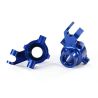 Steering blocks, 6061-T6 aluminum (blue-anodized), left & right (TRX-8937X)