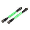  Toe links, front (TUBES green-anodized) (TRX-8948G)