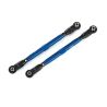Toe links, front (TUBES blue-anodized, 6061-T6 aluminum) (2) (TRX-8997X)