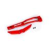 Traxxas - Chassis brace, front, 6061-T6 aluminum (red-anodized/ 2.5x6mm CCS (with threadlock) (2) (TRX-10221-RED)
