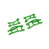 Traxxas - Suspension arms, front (upper left (1)/ upper right (1)/ lower left (1)/ lower right (1)) (Green) (TRX-10725-GRN)