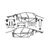 Traxxas - Cage, body (complete with assembly hardware) (attaches to #10911 body) (TRX-10912)