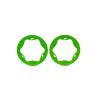 Traxxas - Beadlock rings, front, green (3.5") (2) (TRX-10976-GRN)