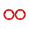 Traxxas - Beadlock rings, rear, red (3.9") (2) (TRX-10977-RED)