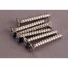 Screws, 3x20mm countersunk self-tapping (6)