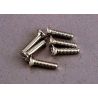 Screws, 2x8mm countersunk machine (6)
