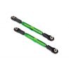 Traxxas - Camber links, rear (TUBES green-anodized, 7075-T6 aluminum, stronger than titani (TRX-3644G)