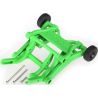 Wheelie bar, assembled (green) (fits Stampede, Rustler, Bandit series)