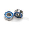 Ball bearings, blue rubber sealed (6x13x5mm) (2)