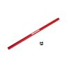 Traxxas Driveshaft, center, 6061-T6 aluminum (red-anodized) (214mm)/ center bearing bushing (TRX-6855-RED)